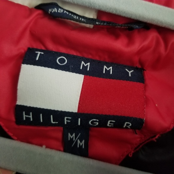 Vintage Tommy Hilfiger Red Puffer Jacket - Picture 8 of 8